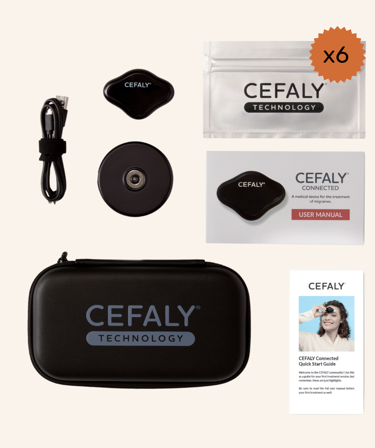CEFALY Connected + Electrodes Bundle